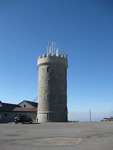 The Torre on top of the Serra da Estrela mountain range in Portugal
