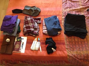 Packing for a WWOOFing trip